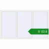 Ціноутворення Вікна 2200x1300 мм REHAU Euro 60 Білий (RAL 9016) з двох сторін. Ціна: ₴8,131.83