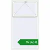 Ціноутворення Вікна 1200x2199 мм REHAU SYNEGO MD Білий (RAL 9016) з двох сторін. Ціна: ₴15,865.52