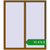 Ціноутворення Вікна 1300x1500 мм REHAU Euro 70 GOLDEN OAK з двох сторін. Ціна: ₴10,475.70