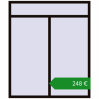 Ціноутворення Вікна 1600x1900 мм REHAU Euro 60. Ціна: €247.61