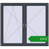Ціноутворення Вікна 1670x1500 мм REHAU SYNEGO MD. Ціна: €613.89