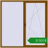 Ціноутворення Вікна 2000x2000 мм REHAU Euro 70 GOLDEN OAK з двох сторін. Ціна: ₴21,000.62