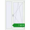 Ціноутворення Вікна 1000x1500 мм REHAU Euro 60 Білий (RAL 9016) з двох сторін. Ціна: ₴7,180.35