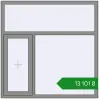 Ціноутворення Вікна 1500x1500 мм Altest Pony 375 RAL 9007 Grey aluminium з двох сторін. Ціна: ₴13,100.85