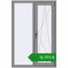 Ціноутворення Вікна 1000x1500 мм Altest Pony 375 RAL 9007 Grey aluminium з двох сторін. Ціна: ₴16,973.83