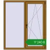 Ціноутворення Вікна 1300x1500 мм REHAU SYNEGO MD LIGHT_OAK з двох сторін. Ціна: ₴17,240.47