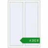 Ціноутворення Вікна 980x1450 мм REHAU Euro 60 Білий (RAL 9016) з двох сторін. Ціна: ₴4,282.32