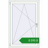 Ціноутворення Tilt-and-Turn 900x1400 mm REHAU SYNEGO MD RAL 9016 Traffic white two-sided. Ціна: ₴8,594.54