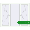 Ціноутворення Вікна 2100x1700 мм REHAU Euro 70 Білий (RAL 9016) з двох сторін. Ціна: ₴21,972.33