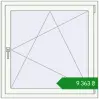 Ціноутворення Вікна 1000x1000 мм Altest Pony 375 RAL 9016 Traffic white з двох сторін. Ціна: ₴9,363.49
