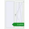 Ціноутворення Вікна 1050x1550 мм REHAU Euro 70 Білий (RAL 9016) з двох сторін. Ціна: ₴12,695.08