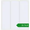 Ціноутворення Вікна 2250x2400 мм REHAU Brillant-Design Білий (RAL 9016) з двох сторін. Ціна: ₴25,715.88