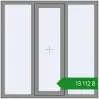 Ціноутворення Вікна 1500x1500 мм Altest Pony 375 RAL 9007 Grey aluminium з двох сторін. Ціна: ₴13,111.91