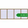 Ціноутворення Вікна 4000x1500 мм REHAU Euro 70 GOLDEN OAK з двох сторін. Ціна: ₴25,879.53