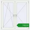 Ціноутворення Вікна 1300x1350 мм REHAU Euro 60 Білий (RAL 9016) з двох сторін. Ціна: ₴9,823.01
