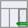 Ціноутворення Вікна 1800x1800 мм Altest Pony 375 RAL 9007 Grey aluminium з двох сторін. Ціна: ₴22,073.61