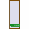 Ціноутворення Вікна 700x1960 мм REHAU Euro 60 GOLDEN OAK з двох сторін. Ціна: ₴6,550.01