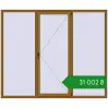 Ціноутворення Вікна 2400x2000 мм REHAU Euro 70 LIGHT_OAK з двох сторін. Ціна: ₴31,002.12