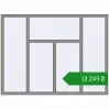 Ціноутворення Вікна 2000x1500 мм Altest Pony 375 RAL 9007 Grey aluminium з двох сторін. Ціна: ₴13,248.93
