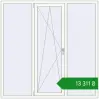 Ціноутворення Вікна 1800x1800 мм REHAU Euro 60 ANTHRACITE_GREY_STRUKTURAL ззовні. Ціна: ₴13,311.12