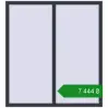 Ціноутворення Вікна 1320x1440 мм REHAU Euro 60 ANTHRACITE_GREY_STRUKTURAL з двох сторін. Ціна: ₴7,444.08