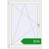 Ціноутворення Вікна 1000x1440 мм Altest Pony 375 RAL 9016 Traffic white з двох сторін. Ціна: $235.79