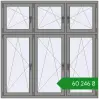 Ціноутворення Вікна 1800x1800 мм Altest Pony 375 RAL 9007 Grey aluminium з двох сторін. Ціна: ₴60,246.11
