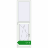 Ціноутворення Вікна 550x1850 мм REHAU Euro 70. Ціна: €134.40
