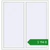 Ціноутворення Вікна 1370x1450 мм REHAU Euro 60 Білий (RAL 9016) з двох сторін. Ціна: ₴5,194.06