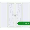 Ціноутворення Вікна 2100x1830 мм REHAU Euro 70 Білий (RAL 9016) з двох сторін. Ціна: ₴21,186.46