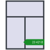 Ціноутворення Вікна 1500x1900 мм REHAU SYNEGO MD ANTHRACITE_GREY_STRUKTURAL з двох сторін. Ціна: ₴23,421.34