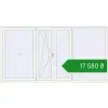 Ціноутворення Вікна 2900x1520 мм REHAU Euro 60 Білий (RAL 9016) з двох сторін. Ціна: ₴17,580.23