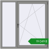 Ціноутворення Вікна 1500x1500 мм Altest Pony 375 RAL 9007 Grey aluminium з двох сторін. Ціна: ₴19,048.87