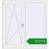 Ціноутворення Вікна 1320x1420 мм REHAU Brillant-Design Білий (RAL 9016) з двох сторін. Ціна: ₴12,477.01