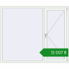 Ціноутворення Tilt-and-Turn 1800x1500 mm REHAU Brillant-Design RAL 9016 Traffic white two-sided. Ціна: ₴12,007.42