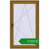 Ціноутворення Вікна 900x1500 мм REHAU Euro 70 LIGHT_OAK з двох сторін. Ціна: ₴11,051.18