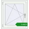 Ціноутворення Tilt-and-Turn 750x820 mm REHAU SYNEGO MD RAL 9016 Traffic white two-sided. Ціна: ₴5,667.57