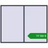 Ціноутворення Вікна 2300x1850 мм REHAU Euro 70 ANTHRACITE_GREY_STRUKTURAL з двох сторін. Ціна: ₴19,188.32