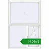 Ціноутворення Вікна 1500x2250 мм REHAU Euro 60 Білий (RAL 9016) з двох сторін. Ціна: ₴14,055.93