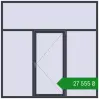 Ціноутворення Вікна 2400x2400 мм REHAU Euro 60 ANTHRACITE_GREY_STRUKTURAL з двох сторін. Ціна: ₴27,555.46