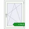 Ціноутворення Вікна 700x960 мм REHAU Euro 60 Білий (RAL 9016) з двох сторін. Ціна: ₴4,245.75