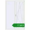 Ціноутворення Вікна 1300x2000 мм REHAU Euro 70 ANTHRACITE_GREY_STRUKTURAL ззовні. Ціна: ₴17,367.92