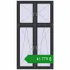 Ціноутворення Вікна 1200x2250 мм REHAU SYNEGO MD ANTHRACITE_GREY_GLATT з двох сторін. Ціна: ₴41,778.63