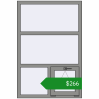 Ціноутворення Вікна 1000x1500 мм Altest Pony 375 RAL 9007 Grey aluminium з двох сторін. Ціна: $266.22