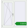 Ціноутворення Вікна 1100x1200 мм REHAU Euro 60 Білий (RAL 9016) з двох сторін. Ціна: ₴5,654.31