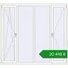 Ціноутворення Вікна 2000x1800 мм REHAU Euro 70 Білий (RAL 9016) з двох сторін. Ціна: ₴20,447.72