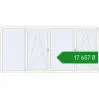 Ціноутворення Вікна 3260x1520 мм REHAU Euro 60 Білий (RAL 9016) з двох сторін. Ціна: ₴17,657.18