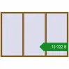 Ціноутворення Вікна 2400x1600 мм REHAU Euro 60 LIGHT_OAK з двох сторін. Ціна: ₴13,922.07