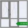 Ціноутворення Вікна 1800x1800 мм Altest Pony 375 RAL 9007 Grey aluminium з двох сторін. Ціна: ₴31,003.86