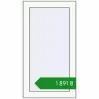 Ціноутворення Вікна 410x750 мм REHAU Brillant-Design Білий (RAL 9016) з двох сторін. Ціна: ₴1,890.68